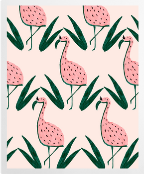 'Flamingo Watermelon II' Art Prints