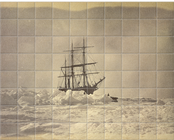 'A Ship in the Ice' Ceramic Tile Mural