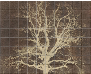 'Oak tree' Ceramic Tile Mural