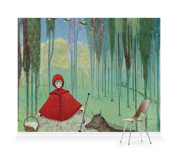 'Little Red Riding Hood' Wallpaper Mural