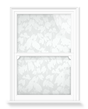 'Floral design II' Decorative window films