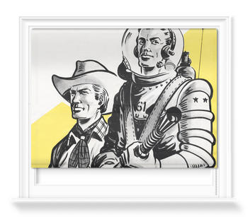 'Astronauts and Cowboys' Roller Blind