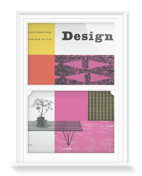 'Pink Design 1956' Decorative Window Films