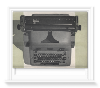 'Typewriter Design 1954' Roller Blind