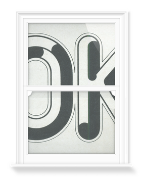 'OK' Decorative Window Films