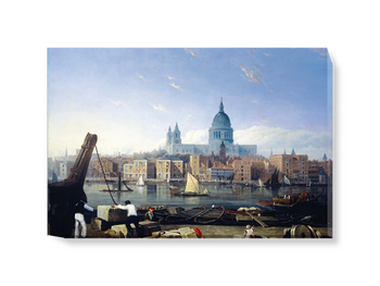 'The City from Bankside' Canvas Wall Art