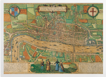 'Londinum Feracissimi Angliae Regni Metropolis' Art Prints