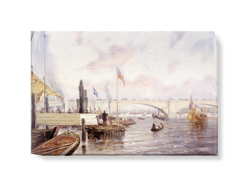 'The River Thames' Canvas Wall Art