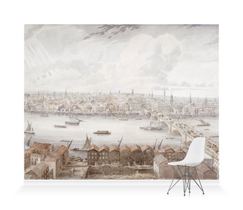 'View of London' Wallpaper Mural