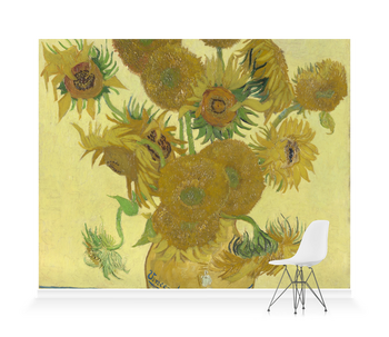 'Sunflowers' Wallpaper Mural