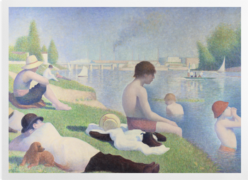 'Bathers at Asnieres' Art Prints