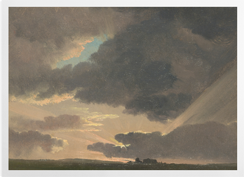 'Sunset in the Roman Campagna' Art Prints