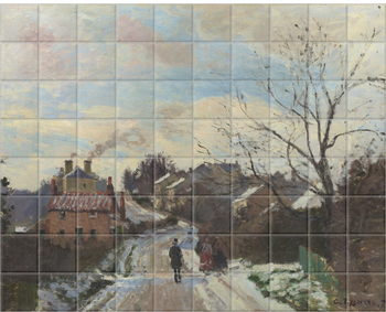 'Fox Hill, Upper Norwood' Ceramic Tile Mural