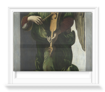 'An Angel in Green with a Vielle' Roller Blind