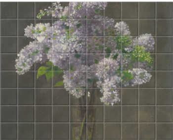 'Lilac' Ceramic Tile Mural