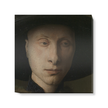 'Detail from The Arnolfini Portrait' Canvas Wall Art