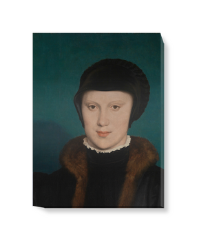 'Detail from Christina of Denmark' Canvas Wall Art