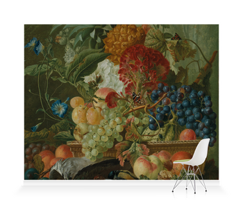 'Fruit, Flowers and Dead Birds' Wallpaper Mural