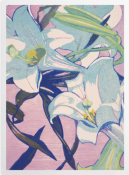 'White Lilies' Art Prints