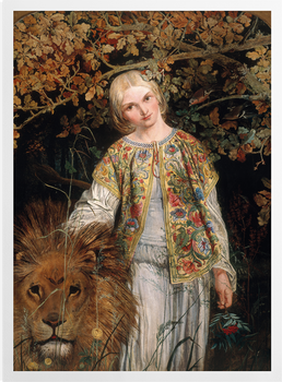 'Una and the Lion' Art Prints