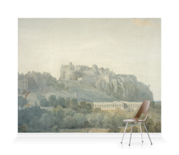 'Edinburgh Castle and the Proposed National Gallery of Scotland' Wallpaper Mural