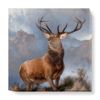 'The Monarch of the Glen' Canvas Wall Art