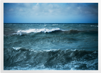 'Stormy Waves' Art Prints