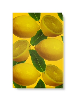 'Abstract Lemons' Canvas Wall Art