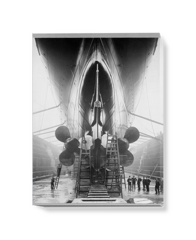 'The Stern of the Lusitania' Canvas Wall Art