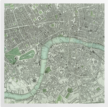 'Chart of London City' Art Prints