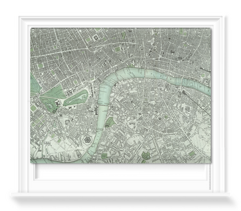 'Chart of London City' Roller Blind
