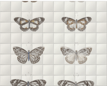'Butterflies' Ceramic Tile Mural