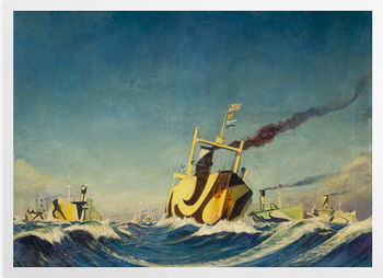 'A Convoy, 1918' Art Prints