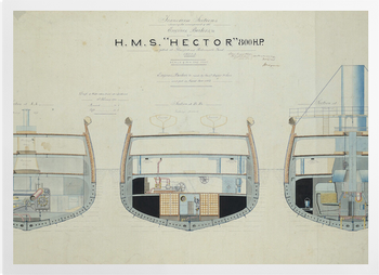 'Plans for HMS Hector' Art Prints