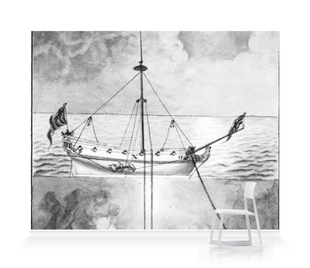 '18th century diving apparatus, II' Wallpaper Mural