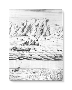 '18th century diving apparatus, III' Canvas Wall Art