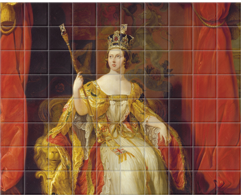 'Queen Victoria' Ceramic Tile Mural