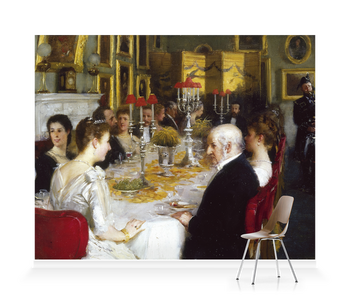 'Dinner at Haddo House, 1884' Wallpaper Mural