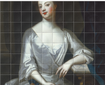 'Sarah Churchill (nÈe Jenyns), Duchess of Marlborough' Ceramic Tile Mural