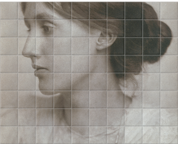 'Virginia Woolf' Ceramic Tile Mural