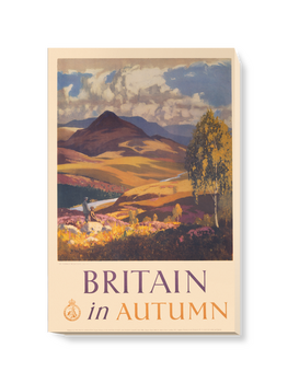 'Britain in Autumn' Canvas Wall Art