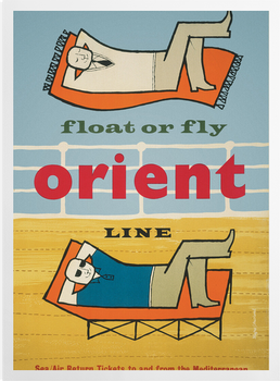 'Float or fly with Orient Line' Art Prints