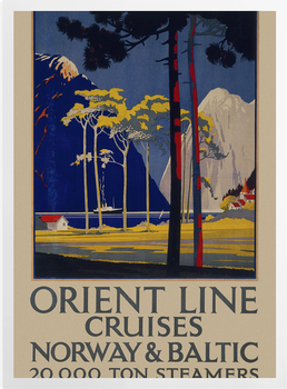 'Cruises to Norway' Art Prints