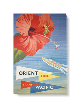 'Orient Line Trans Pacific' Canvas Wall Art