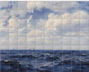 'Summer Breeze in the Channel' Ceramic Tile Mural