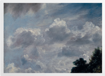 'Cloud Study, Hampstead, Tree at Right' Art Prints