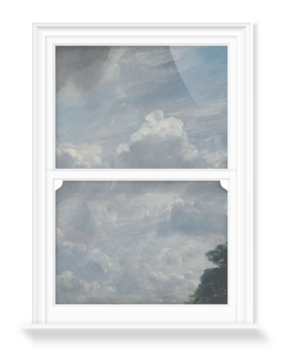 'Cloud Study, Hampstead, Tree at Right' Decorative Window Film