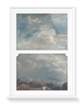 'Cloud Study: Horizon of Trees' Decorative Window Film