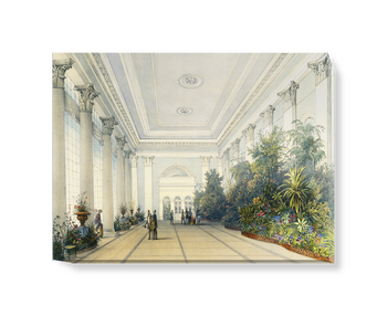 'Winter Garden Interior' Canvas Wall Art