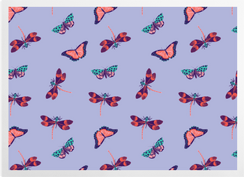 'Pink Lavender Insecta' Art Prints